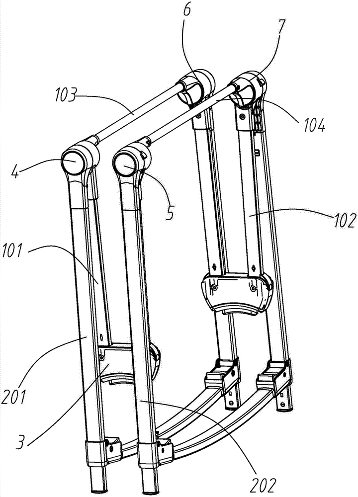 Crib capable of being rapidly folded