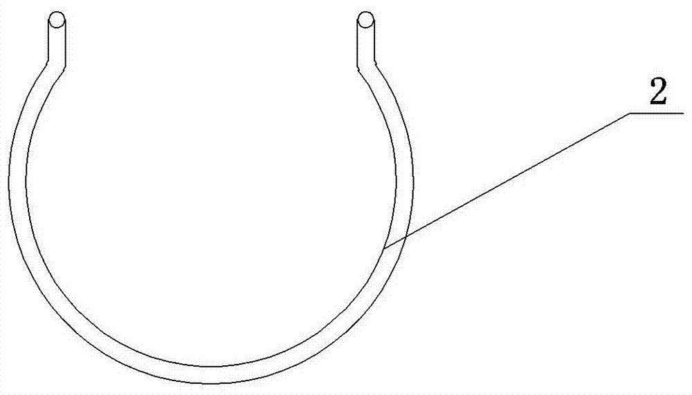 The hydraulic connection structure connecting the crosshead body and the piston rod