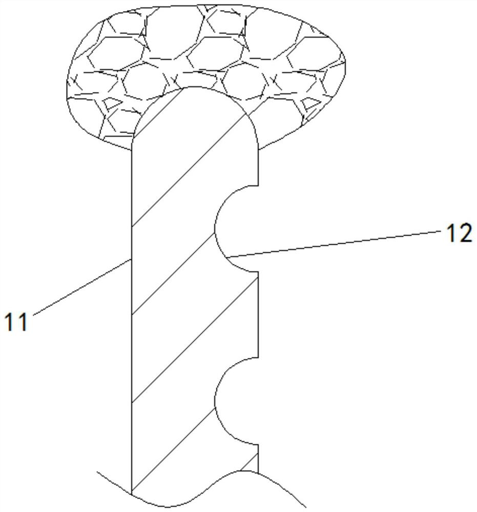 An auxiliary steel bar handling device for a construction site