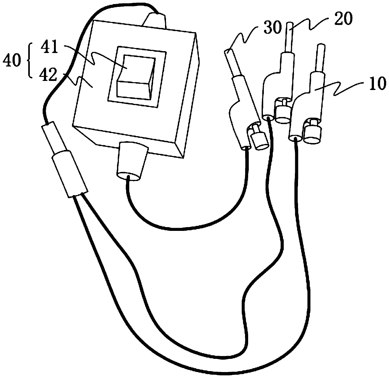 Special tool for anti-trip test of reliable type circuit breaker as well as application method thereof