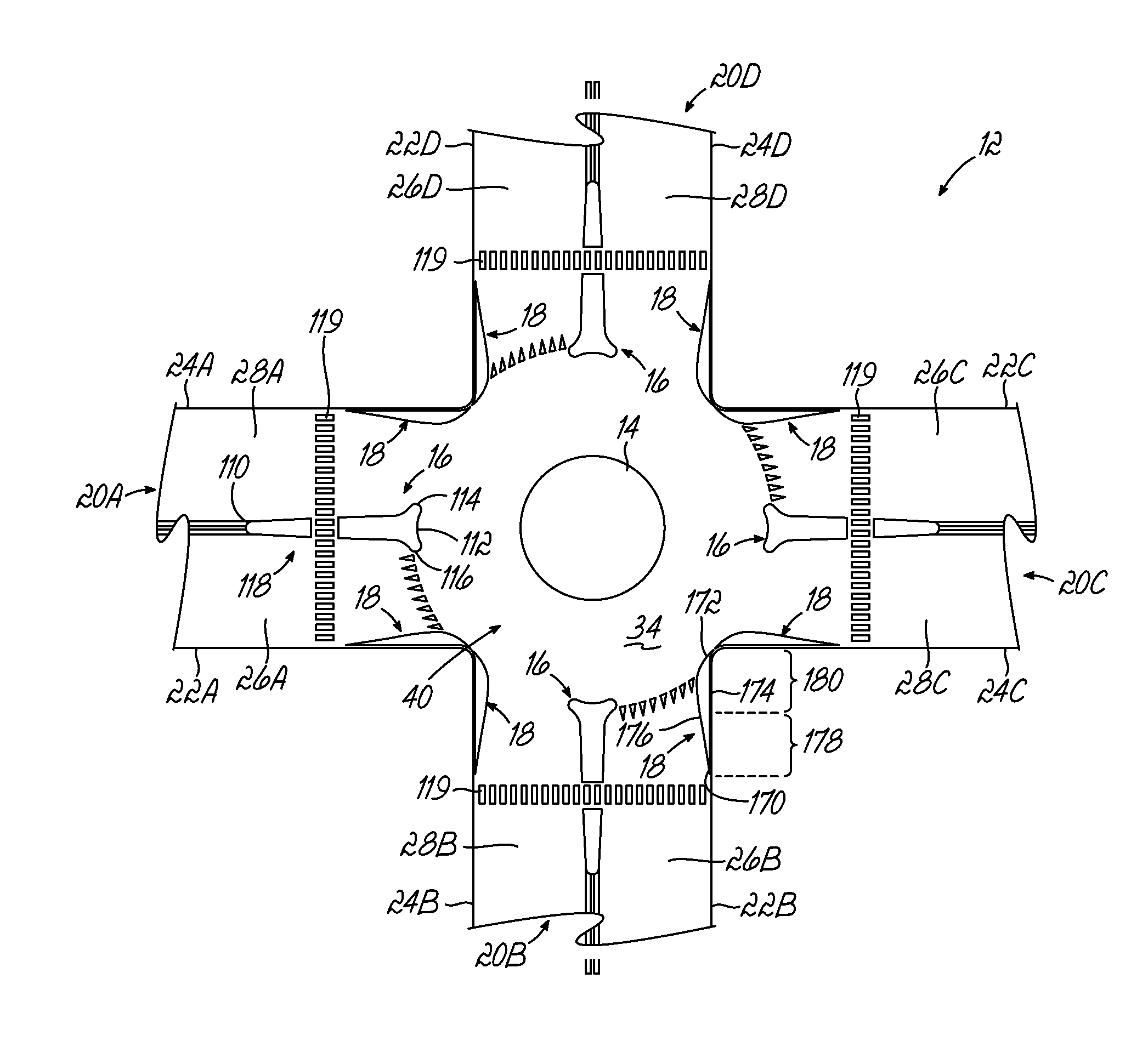 Systems for converting an existing traffic intersection into an intersection having a roundabout, and related methods