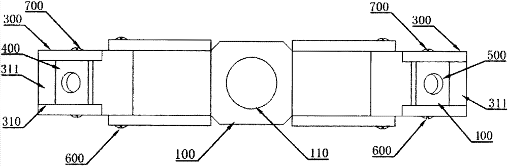 An ultrasonic stress detection device with adjustable sound beam angle and test area