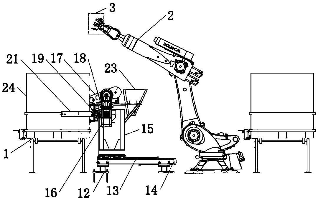 No-dead-angle deep cleaning device applicable to box body