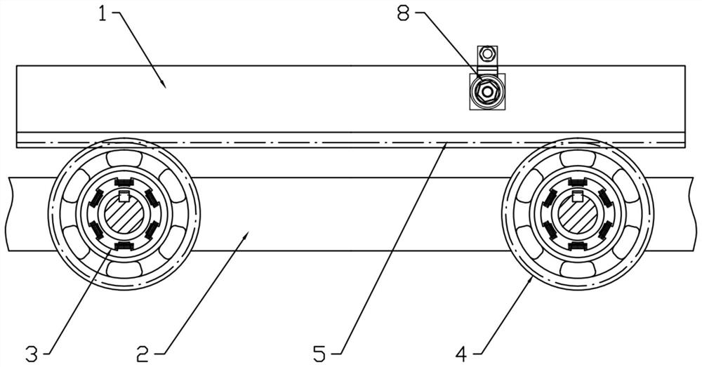 Material friction abnormal sound test bed with magnetic suspension type objective table