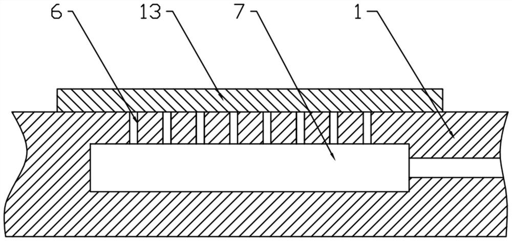 Material friction abnormal sound test bed with magnetic suspension type objective table