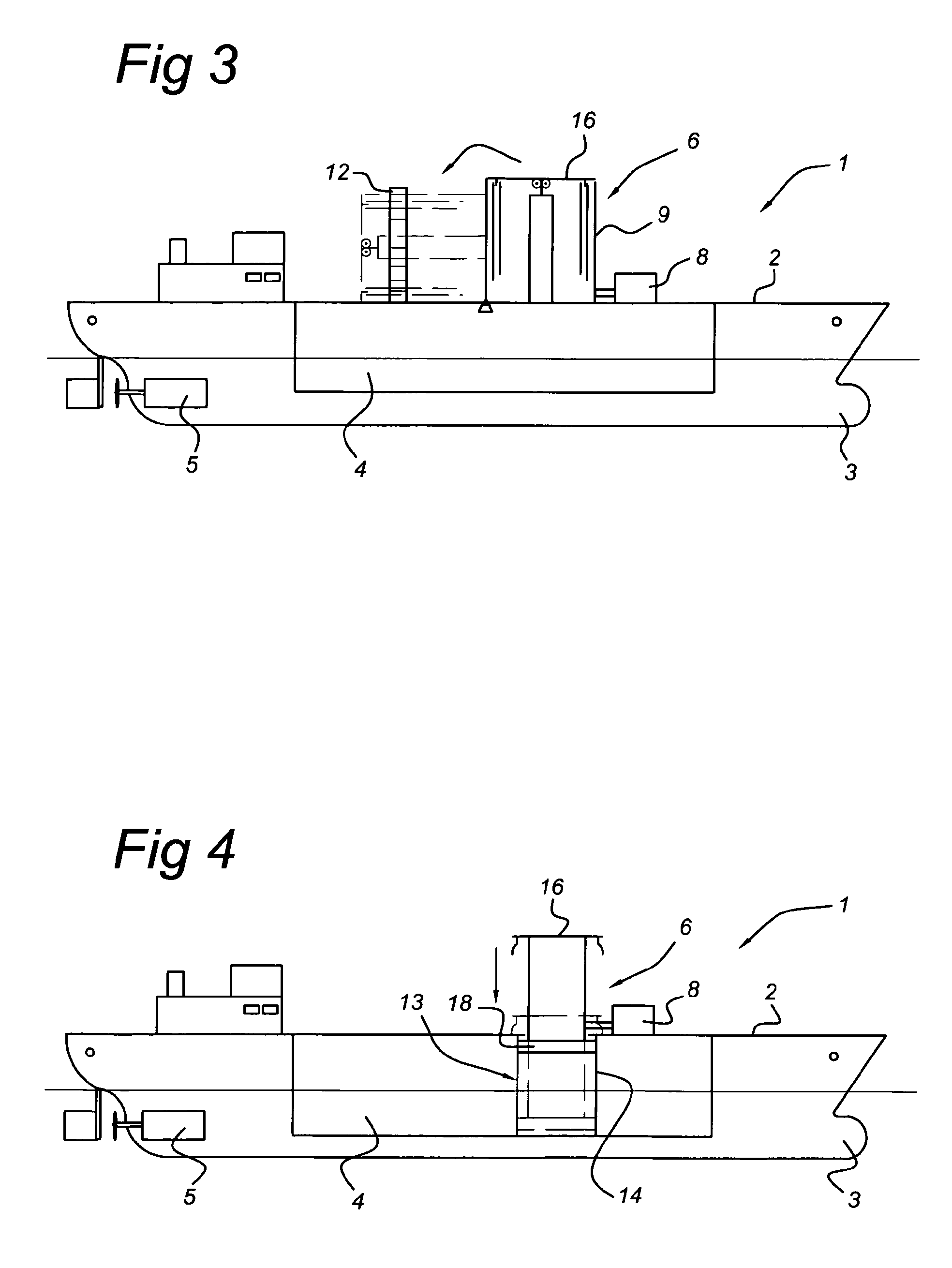 Vessel comprising a stowable magnus-effect rotor