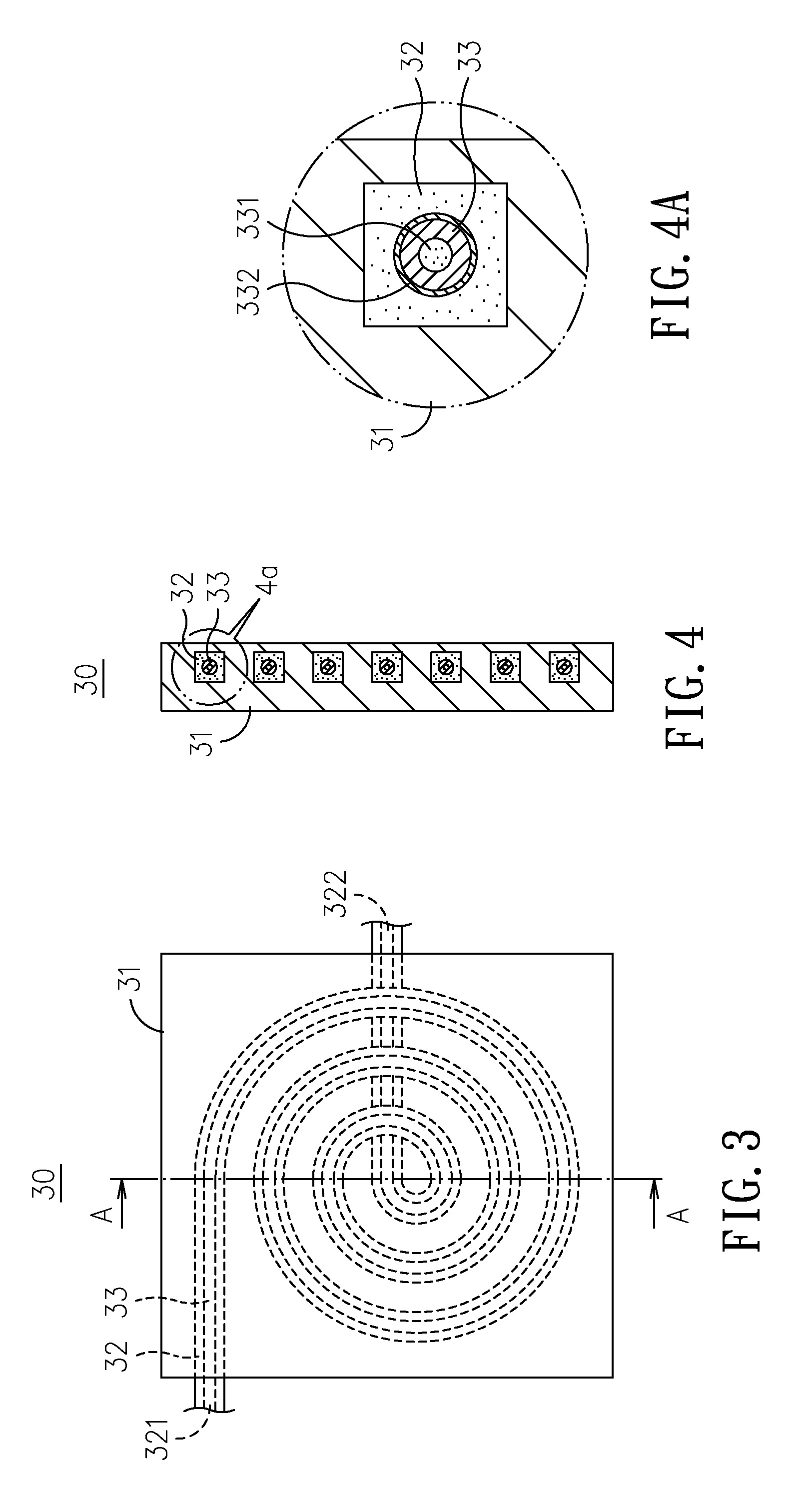 Mold having a coaxial cooling and heating coil structure