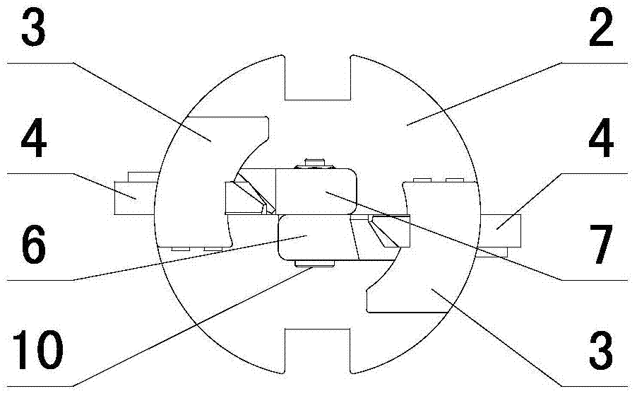 Cylindrical rapid-shaping combined cutter