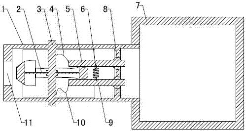 Dynamic light scattering variable angle optical fiber probe detection device and detection method