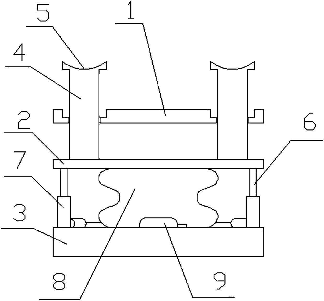 New energy automobile elevating mechanism