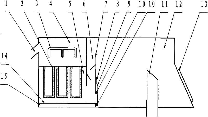 Road sweeper carriage with single-cabin structure