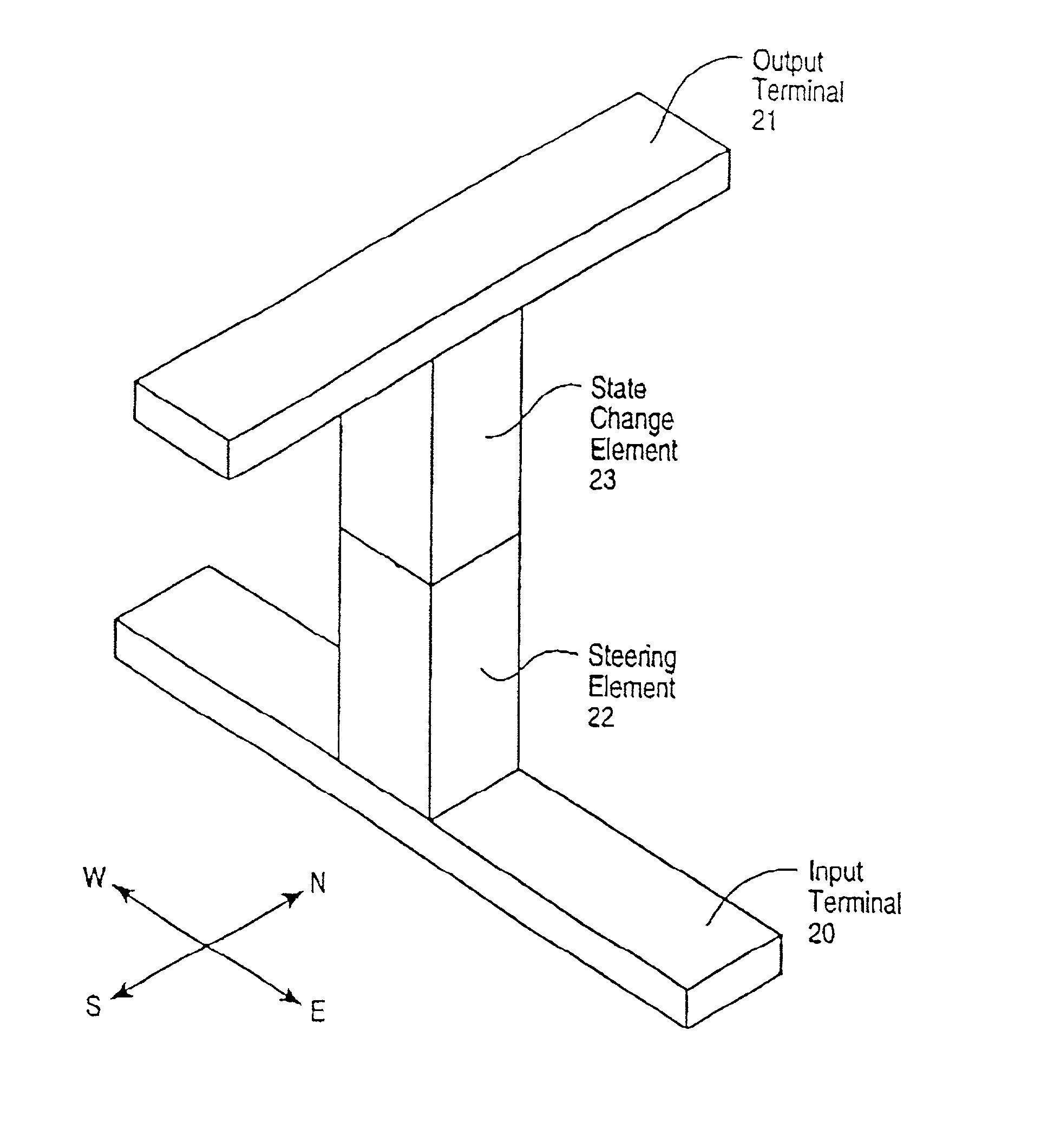 Vertically stacked field programmable nonvolatile memory and method of fabrication