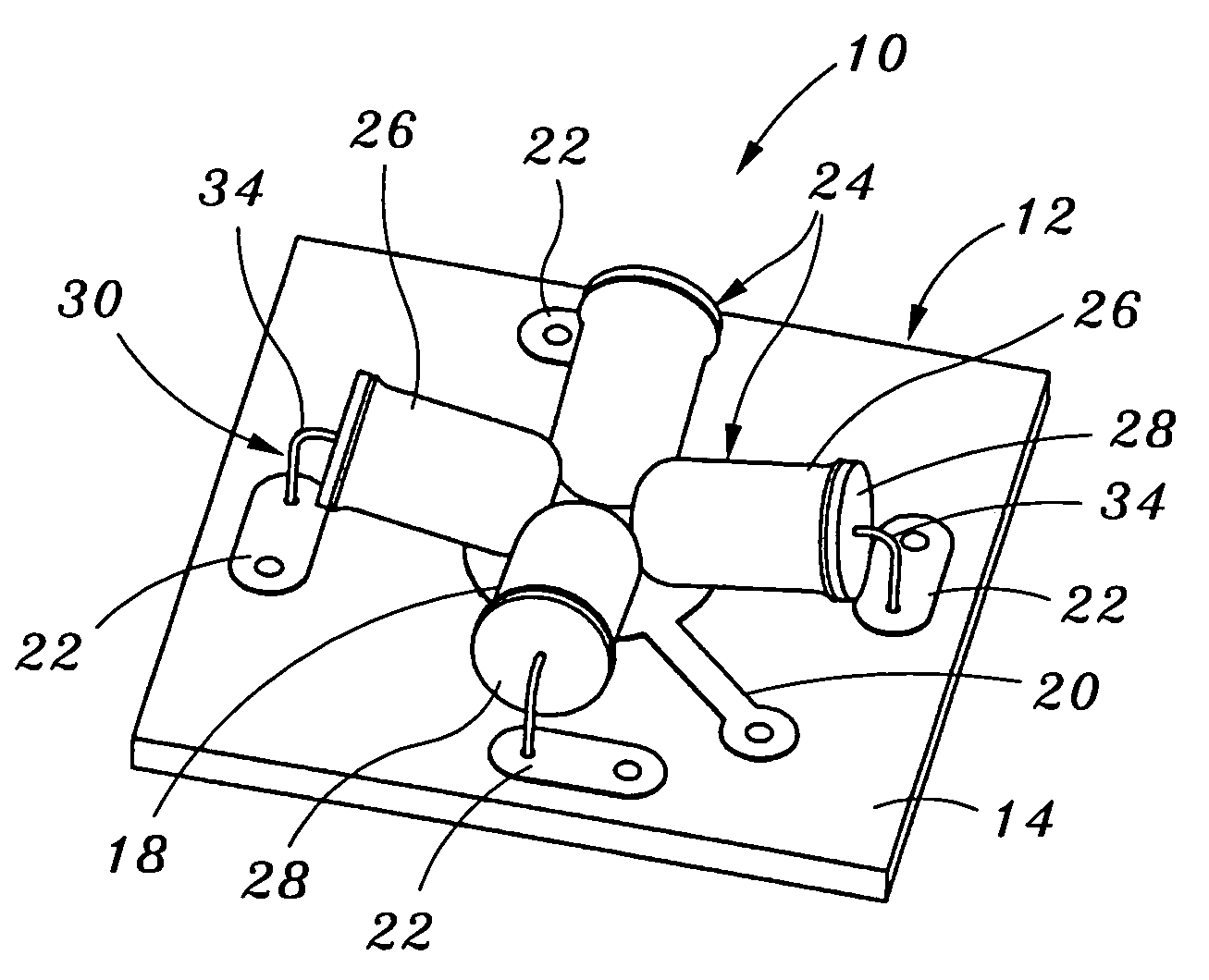 Level/position sensor and related electronic circuitry for interactive toy