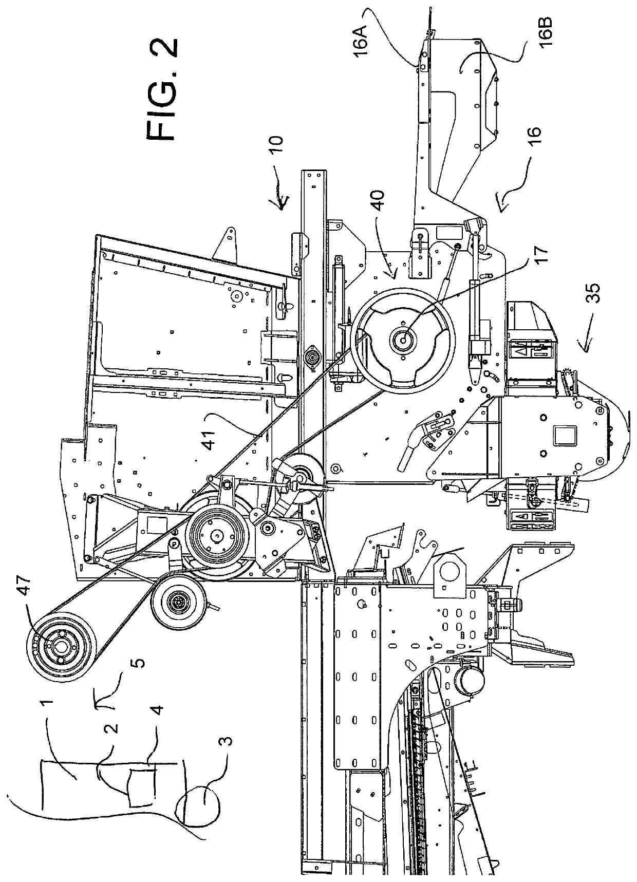 Belt Drive for a Weed Seed Destructor of a Combine Harvester