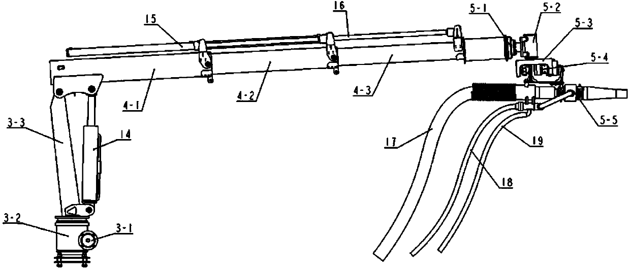 Grouting manipulator