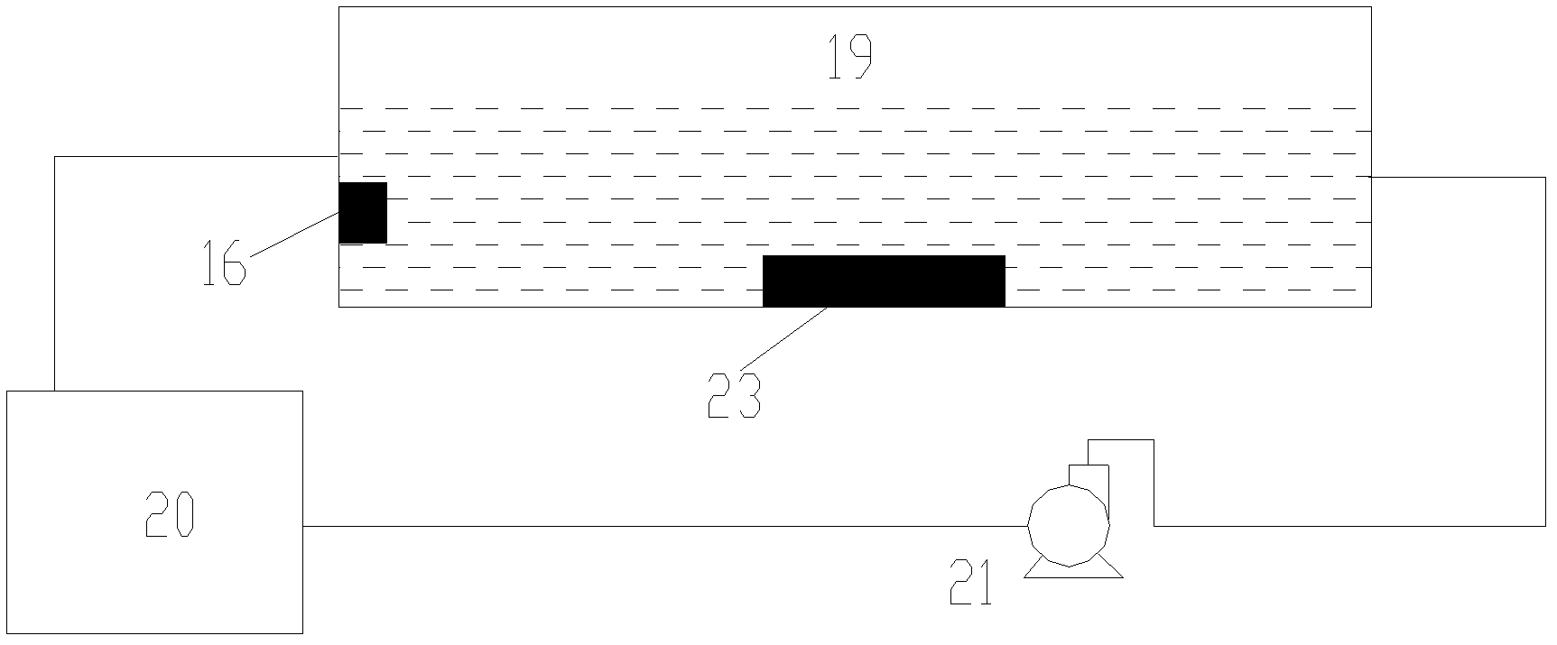 Exhaustive swimming test device for simulating special military environments