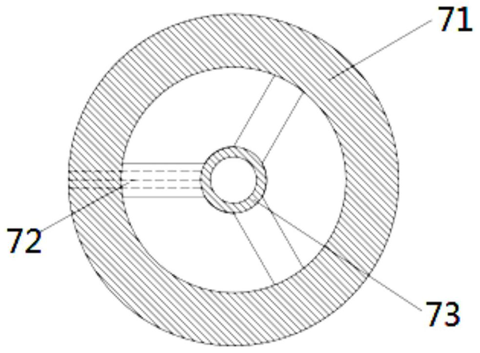 Laser cladding device with adjustable duty ratio