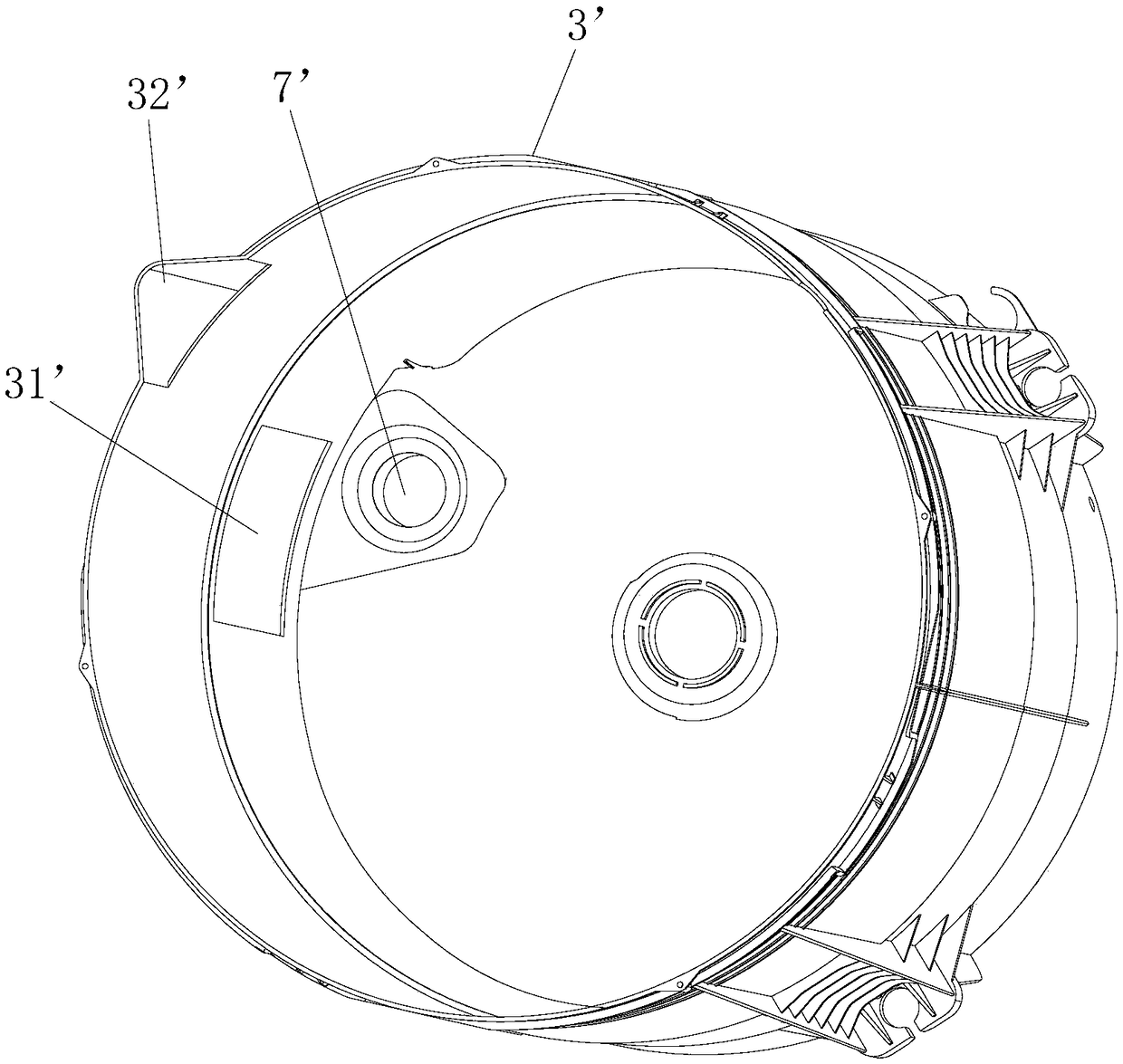 Drainage control device for washing machine and washing machine