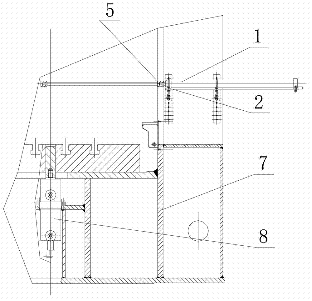 Pneumatic striking device for hub broaching and trimming press