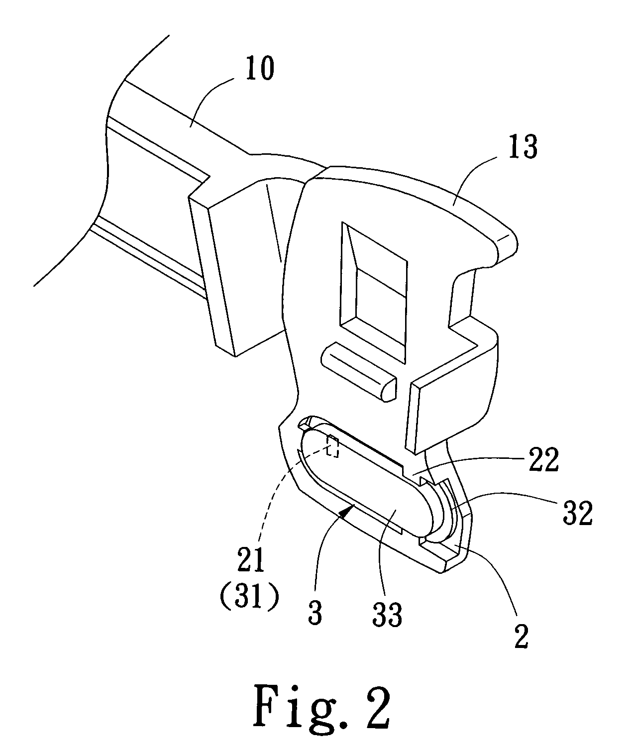 Combination method of a modularized clamp structure