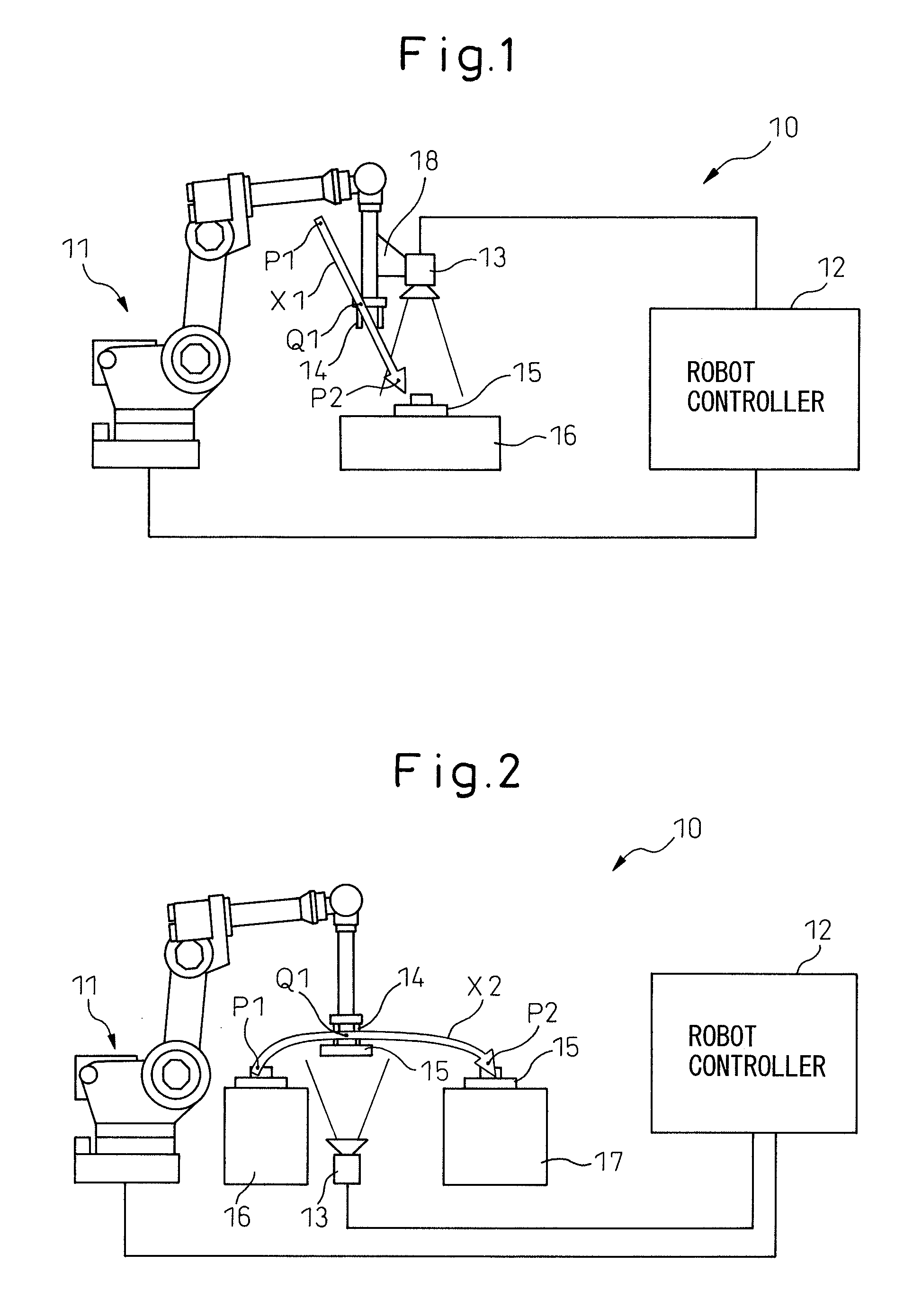 Robot system comprising visual sensor