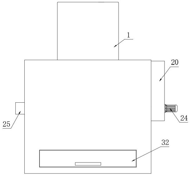 Recycling device capable of circularly crushing rigid foamed plastic