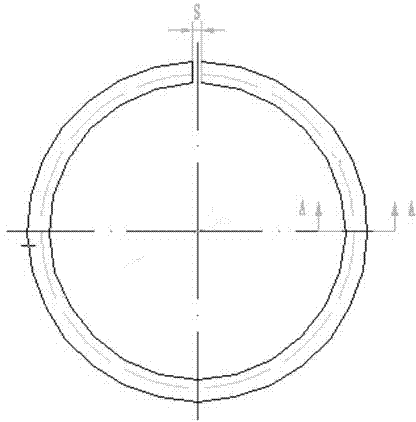 Brake pump piston ring of car air compressor