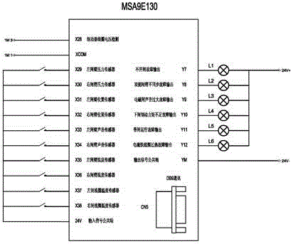 An automatic detection device for a traction machine brake