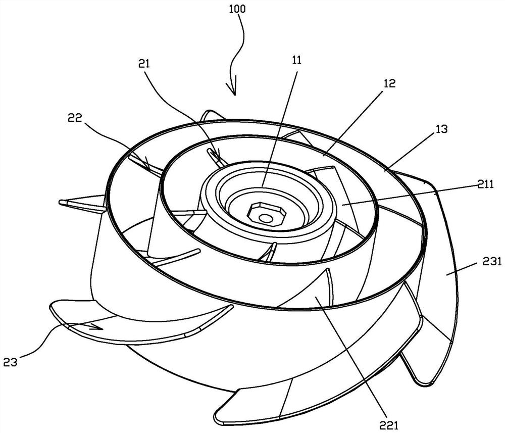 Three-layer fan blade and air circulation fan