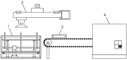 A new energy vehicle battery control circuit board packaging equipment