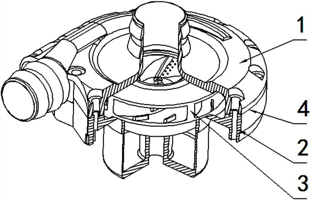 Miniature centrifugal blood pump capable of preventing hemocyte damage and circular blood supply method of miniature centrifugal blood pump