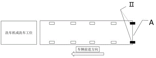 Real-time monitoring and intelligent guide system and method for to-be-washed vehicles