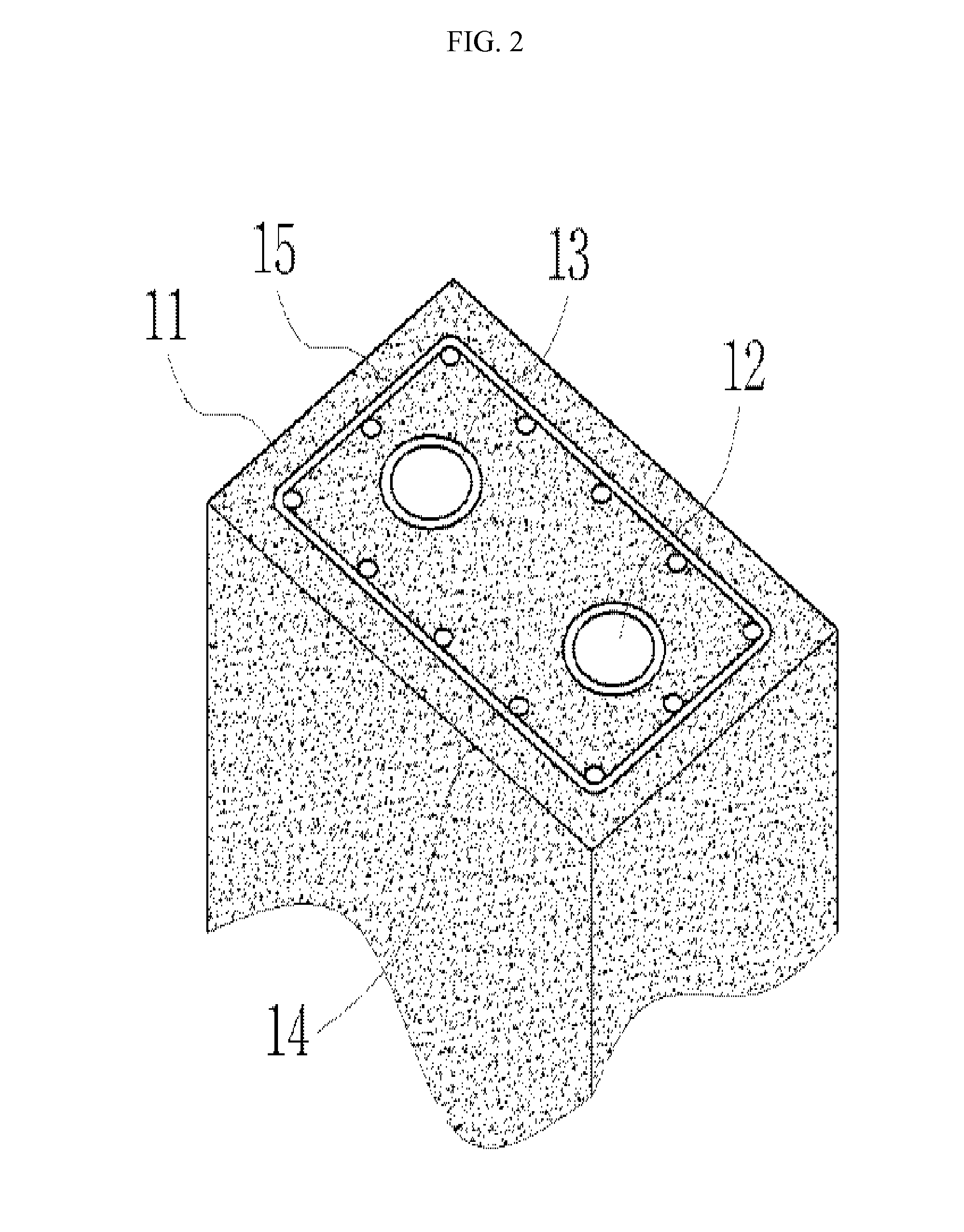 Supporting structure for offshore wind power generator