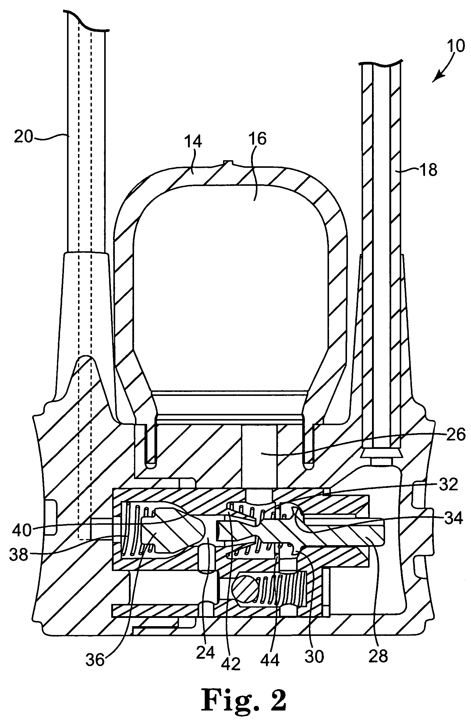 Implantable penile prosthesis pump