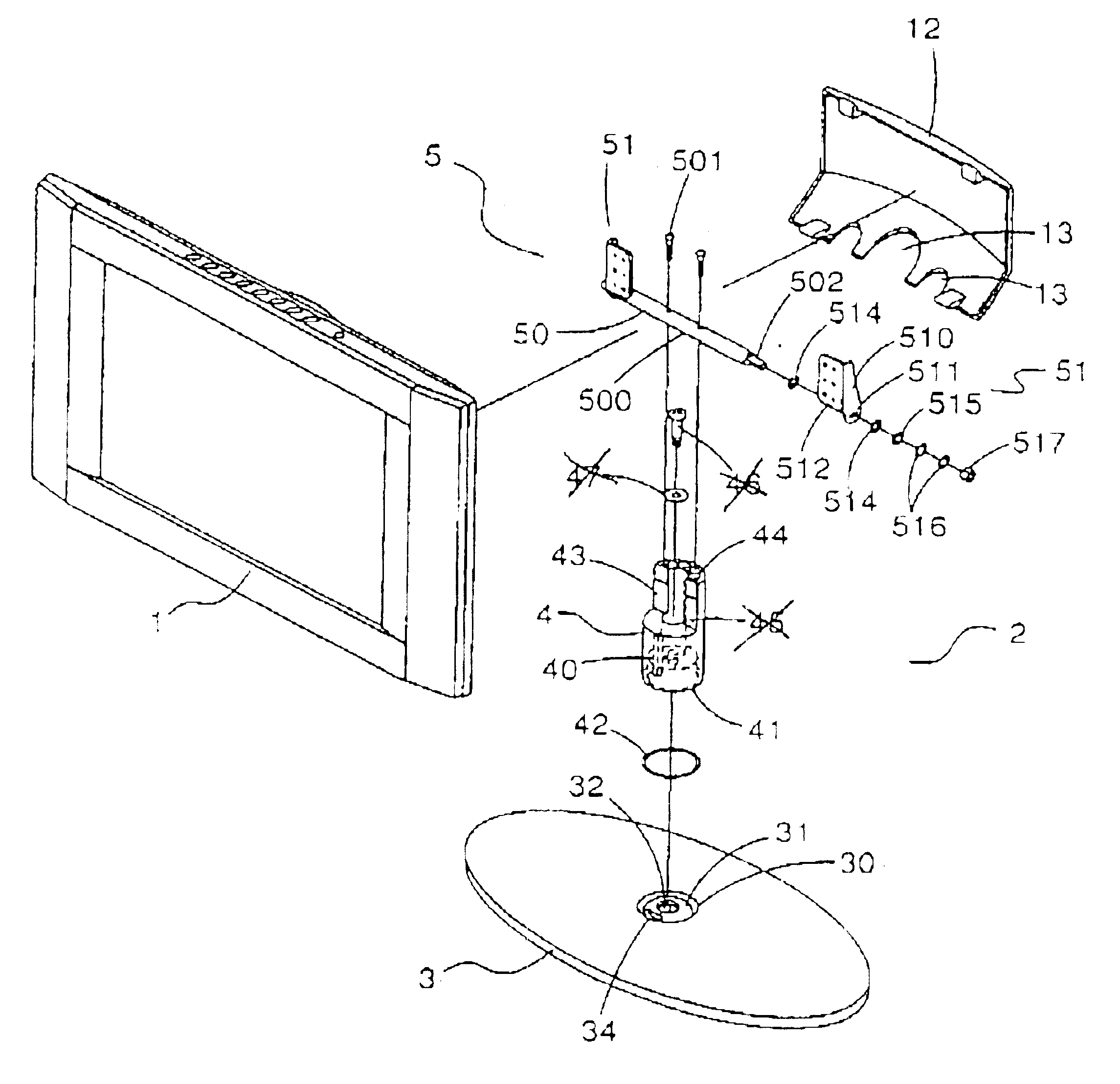 Structure of liquid crystal display (LCD)