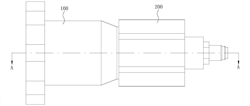 Sulfur hexafluoride gas connecting piece