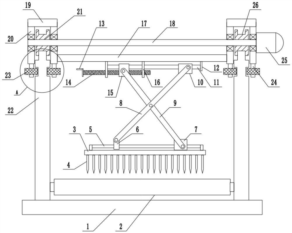 Surface napping machine for concrete prefabricated part