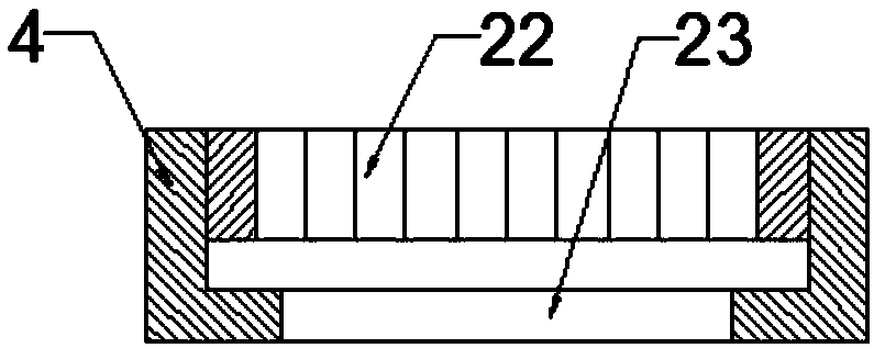 Stirring and mixing device for chemical fertilizer for crops