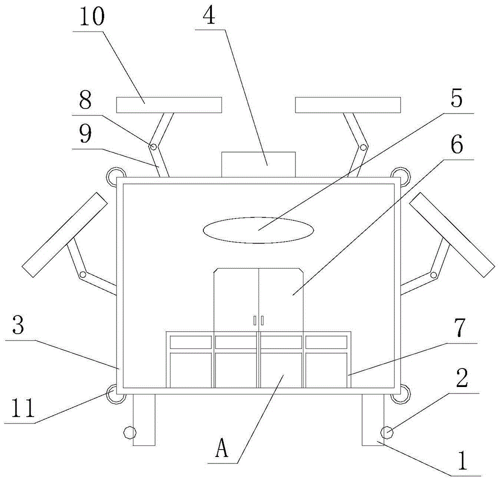 Multi-mode energy storage emergency power house