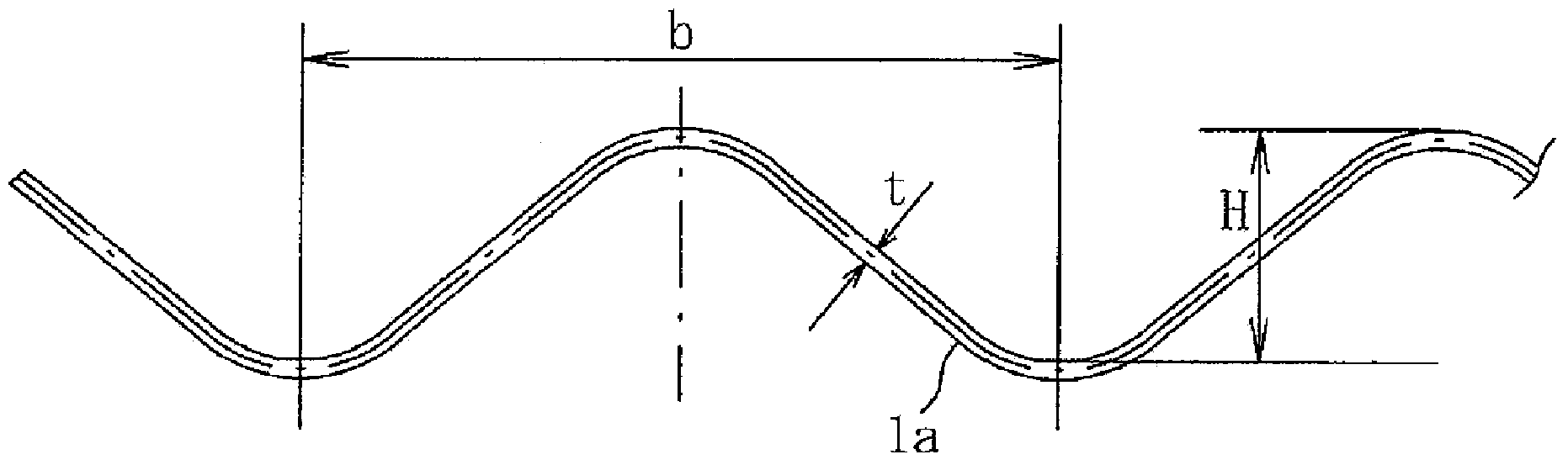 Method for designing corrugated steel sheet, and corrugated steel sheet pipe