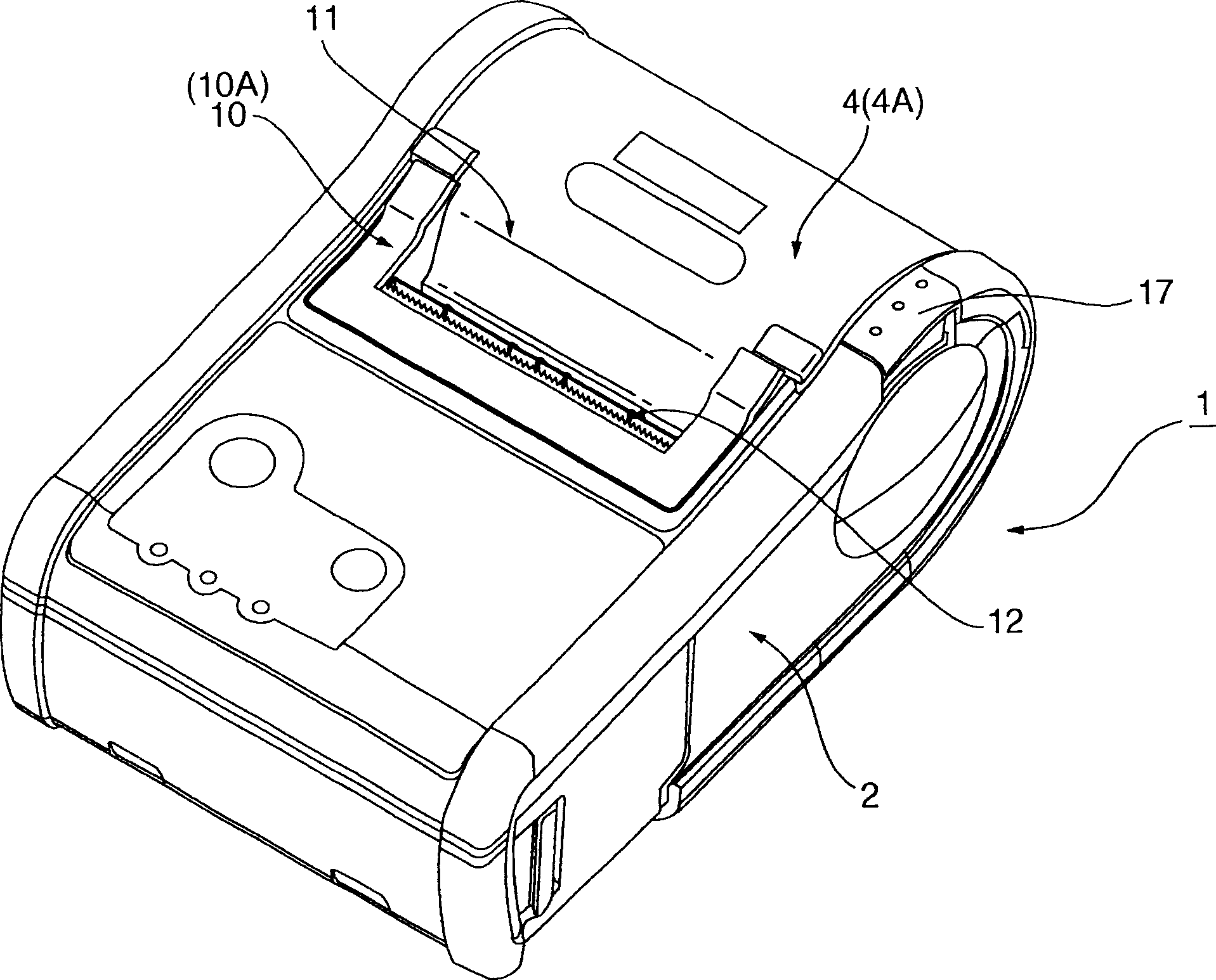 Printing machine comprising stripper