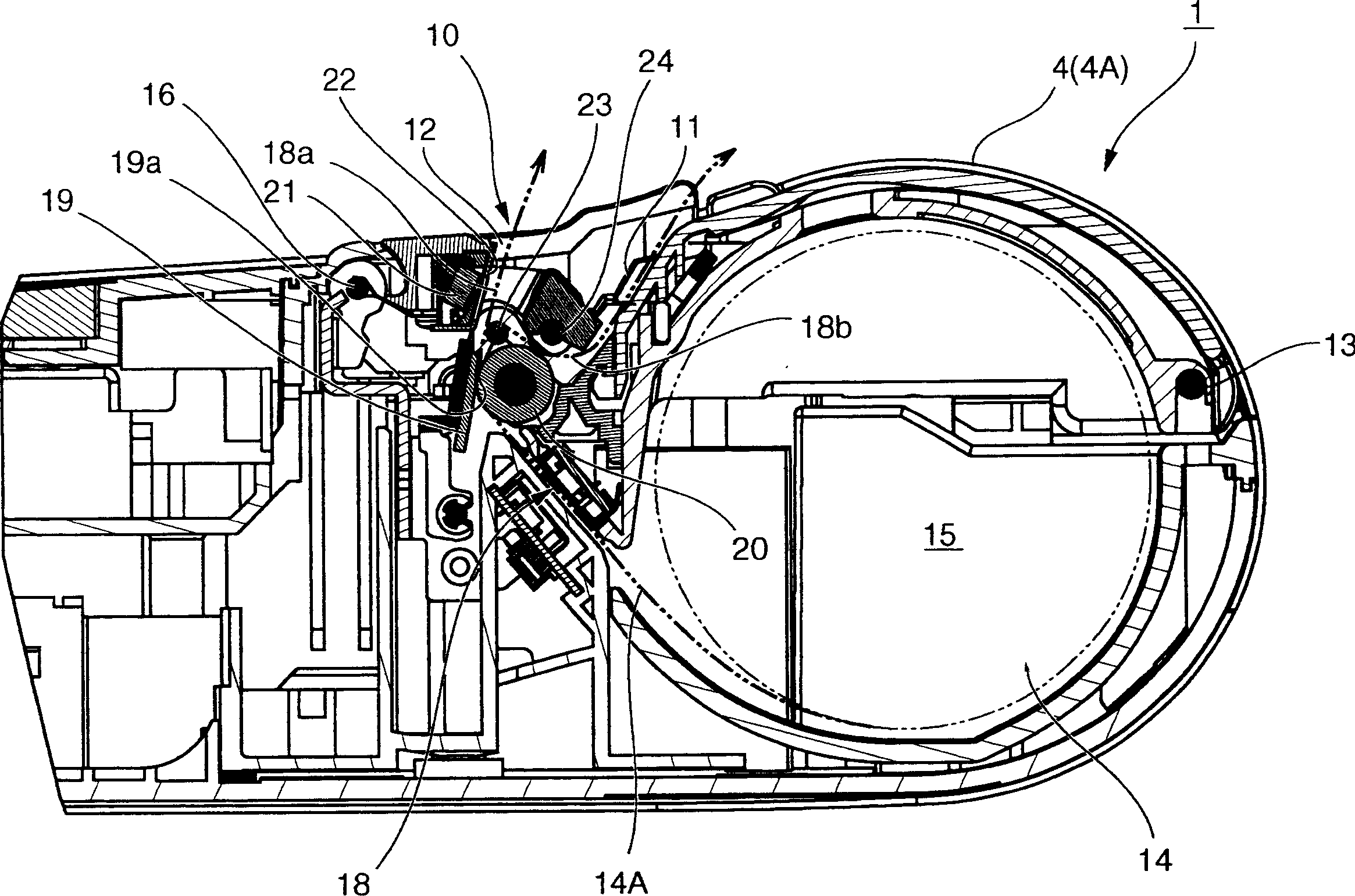 Printing machine comprising stripper