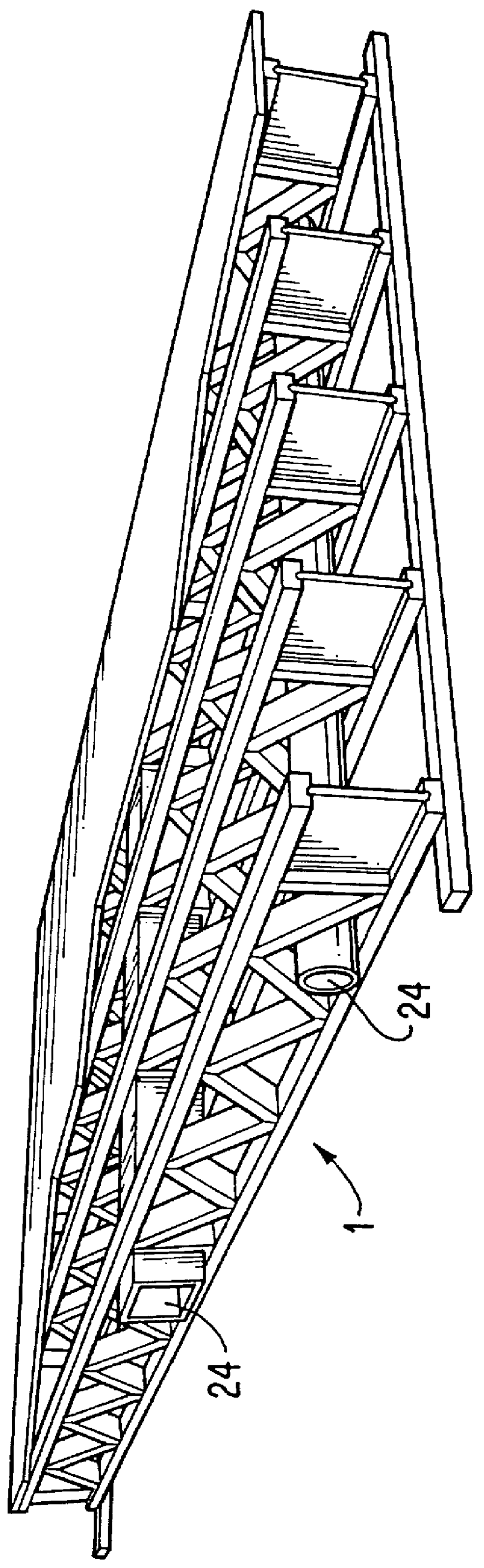 Variable length truss and method for producing the same