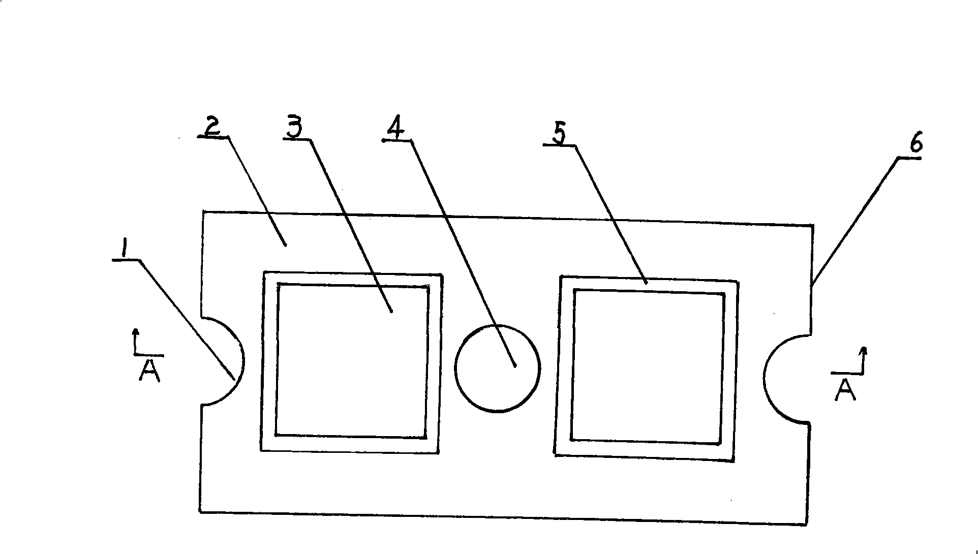 Environment protection buckling press through-combining type antiseismic wall structure