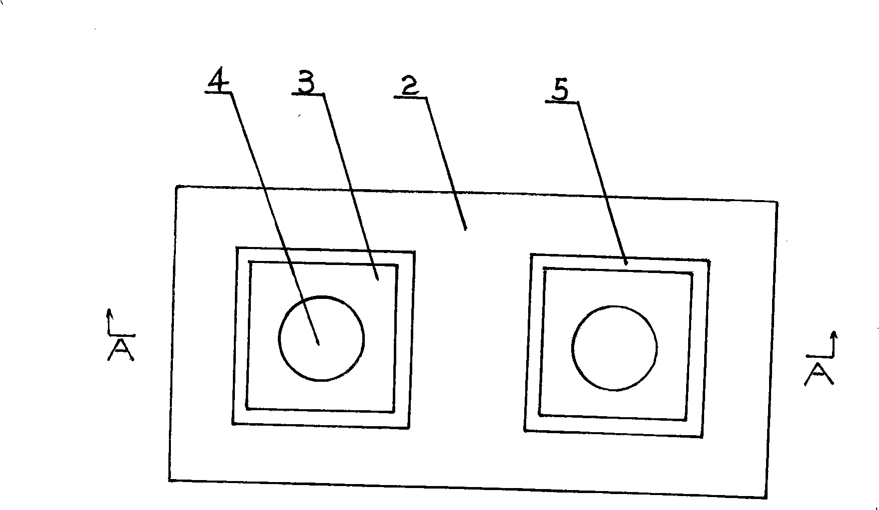 Environment protection buckling press through-combining type antiseismic wall structure