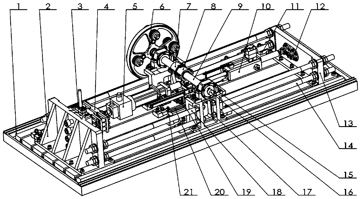 Rocker arm type linear electromechanical actuator performance test bench