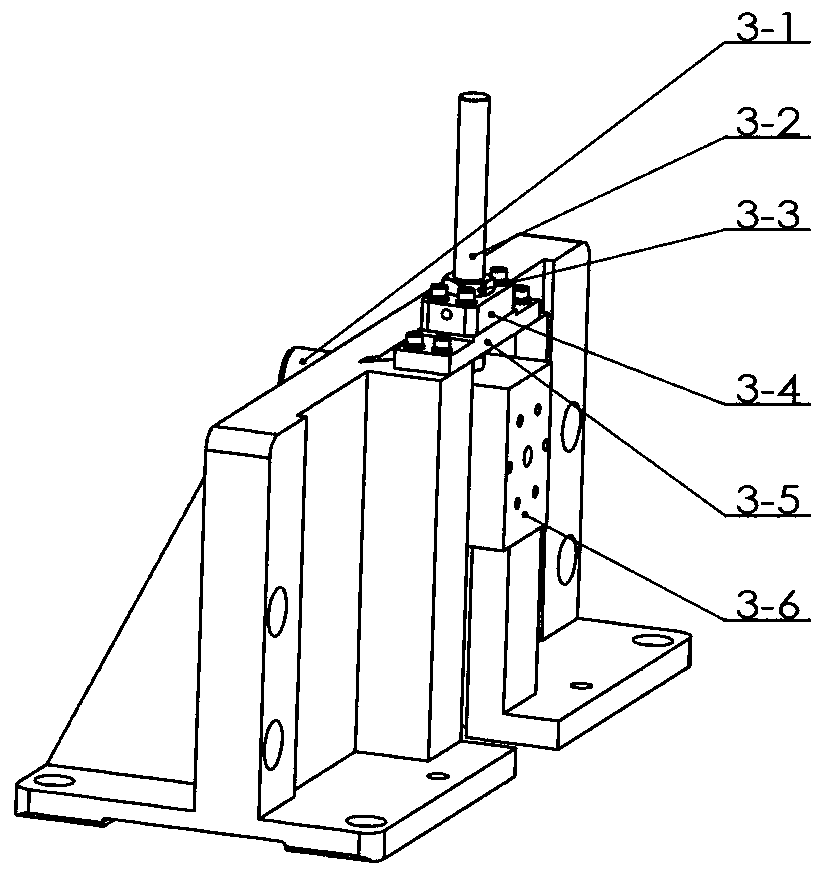 Rocker arm type linear electromechanical actuator performance test bench