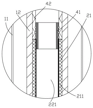 A kind of puncture deflation needle for treating rumen gas