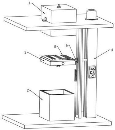 Alloy heat treatment device with transfer mechanism