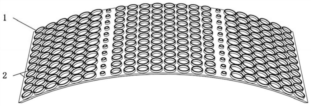 Curved surface conformal 4D printing method of thin-wall heterostructure and heterostructure